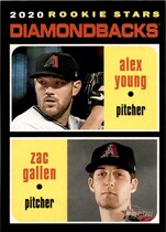 2020 Topps Heritage #93 Alex Young|Zac Gallen
