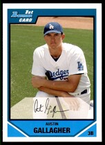 2007 Bowman Draft Draft Picks #BDPP21 Austin Gallagher
