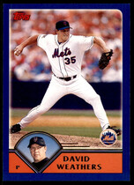 2003 Topps Series 2 #590 Dave Weathers