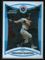 2008 Bowman Chrome Draft Prospects #BDPP101 Fernando Martinez