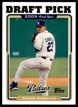 2005 Topps Update #UH316 Cesar Carrillo
