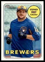 2018 Topps Heritage #49 Stephen Vogt