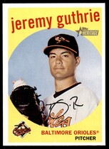 2008 Topps Heritage #384 Jeremy Guthrie