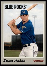 2019 Topps Heritage Minor League #94 Brewer Hicklen