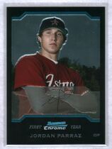 2004 Bowman Chrome Draft #BDP87 Jordan Parraz