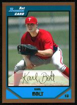 2007 Bowman Draft Draft Picks Gold #BDPP2 Karl Bolt