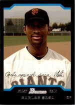 2004 Bowman Base Set #196 Carlos Sosa