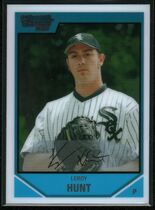 2007 Bowman Chrome Draft Draft Picks #BDPP43 Leroy Hunt