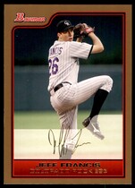 2006 Bowman Gold #78 Jeff Francis