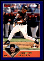 2003 Topps Base Set #121 Marvin Benard