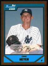 2007 Bowman Draft Draft Picks Gold #BDPP36 Craig Heyer
