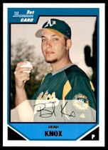 2007 Bowman Prospects #BP83 Brad Knox