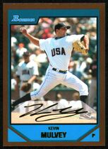 2007 Bowman Draft Futures Game Prospects Gold #BDPP73 Kevin Mulvey