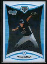 2008 Bowman Chrome Draft Prospects #BDPP88 Will Inman