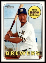 2018 Topps Heritage #243 Keon Broxton