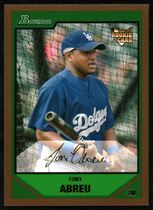 2007 Bowman Draft Gold #BDP29 Tony Abreu