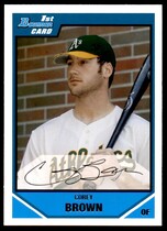 2007 Bowman Draft Draft Picks #BDPP3 Corey Brown