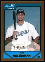 2007 Bowman Draft Draft Picks Gold #BDPP8 Darin Mastroianni