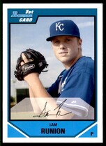 2007 Bowman Draft Draft Picks #BDPP20 Sam Runion