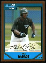 2007 Bowman Draft Draft Picks Gold #BDPP51 Mike Mcdade