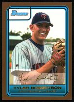 2006 Bowman Draft Draft Picks Gold #DP18 Tyler Robertson