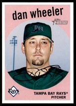 2008 Topps Heritage Black Back #325 Dan Wheeler