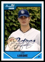 2007 Bowman Draft Draft Picks #BDPP7 Cory Luebke