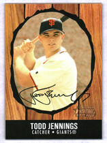 2003 Bowman Heritage Black Facsimile Signature #275 Todd Jennings