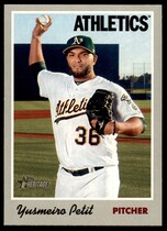 2019 Topps Heritage #41 Yusmeiro Petit