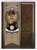 2005 Donruss Diamond Kings HOF Heroes 2nd #HH-93 Wade Boggs