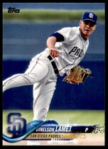2018 Topps Base Set #97 Dinelson Lamet