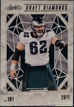 2024 Panini Absolute Draft Diamonds Jersey #6 Jason Kelce