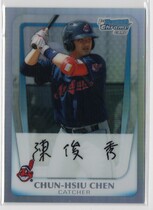 2011 Bowman Chrome Prospects Refractors #BCP26 Chun-Hsiu Chen