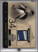 2004 Fleer Showcase Baseballs Best Game Patch #KW Kerry Wood