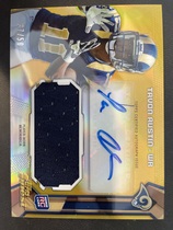 2013 Finest Jumbo Jersey Autographs Gold Refractors #AJRTA Tavon Austin