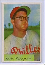 1954 Bowman Base Set #63 Earl Torgeson