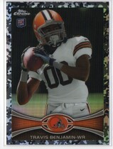 2012 Topps Chrome Camo Refractors #43 Travis Benjamin