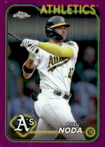 2024 Topps Chrome Pink Refractor #284 Ryan Noda