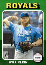 2024 Topps Heritage High Number Green Border #723 Will Klein