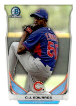 2014 Bowman Chrome Draft Top Prospects #CTP-72 C.J. Edwards