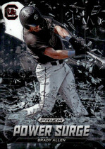 2021 Panini Prizm Draft Picks Power Surge #19 Brady Allen