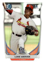 2014 Bowman Chrome Draft #CDP23 Luke Weaver