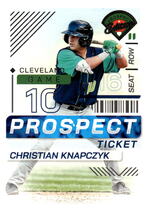 2024 Panini Prospect Edition Prospect Ticket #54 Christian Knapczyk