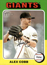 2024 Topps Heritage #51 Alex Cobb