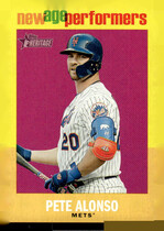 2020 Topps Heritage New Age Performers #NAP-7 Pete Alonso