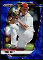 2025 Panini Prizm Blue Ice Prizm #143 Tekoah Roby