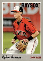 2019 Topps Heritage Minor League #109 Rylan Bannon