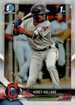 2018 Bowman Chrome Draft Refractor #BDC-89 Korey Holland