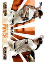2023 Topps One-Two Punch #12P-11 Carlos Rodon|Logan Webb