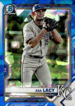 2021 Bowman Chrome Draft Sapphire Edition #BDC-158 Asa Lacy